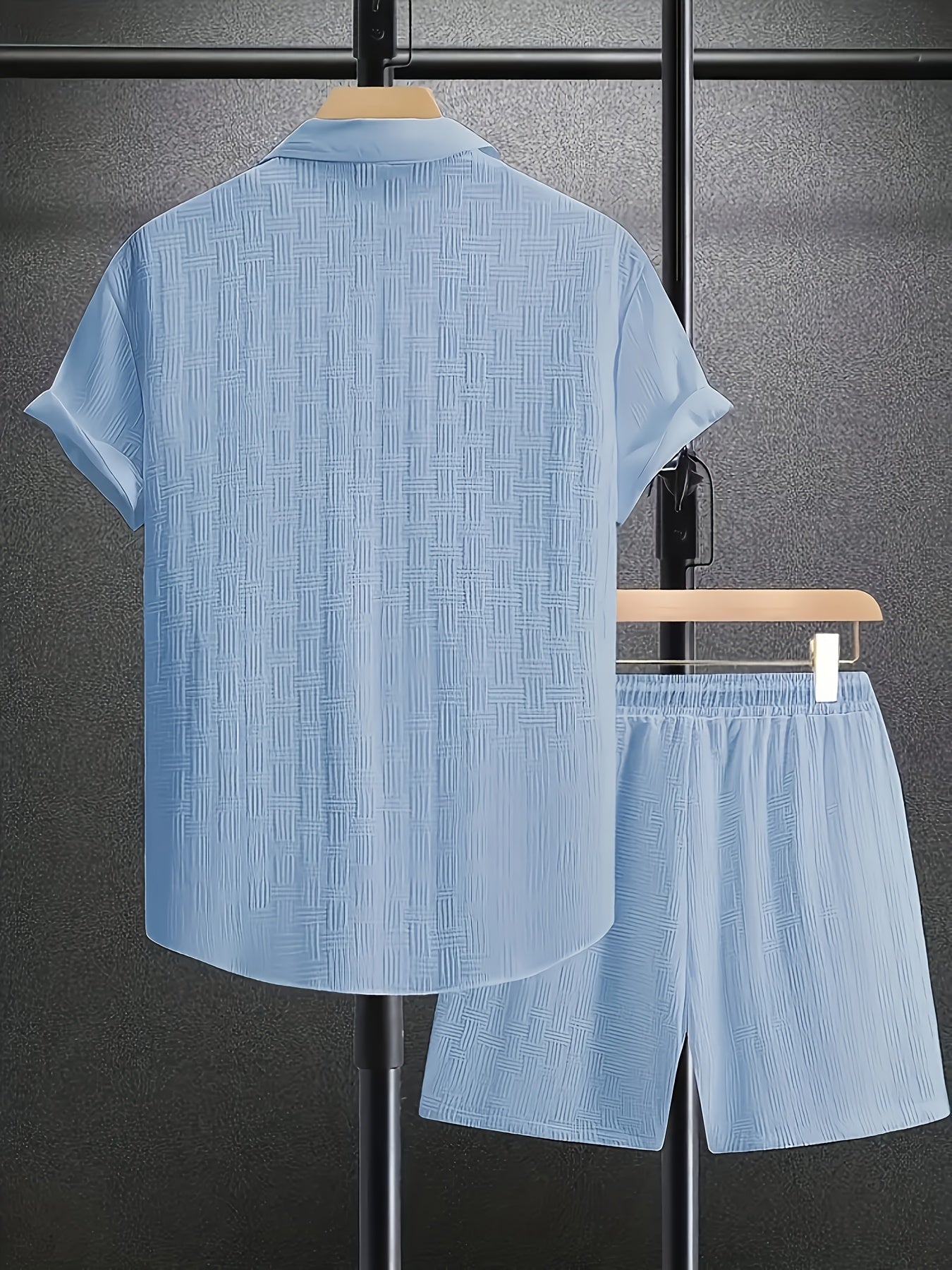 LAPEL SHIRT SET FOR MEN
