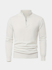 HIGH NECK ZIP SWEATER FOR MEN