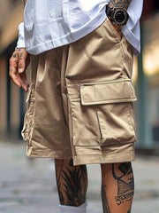 WIDE FIT CARGO SHORTS FOR MEN