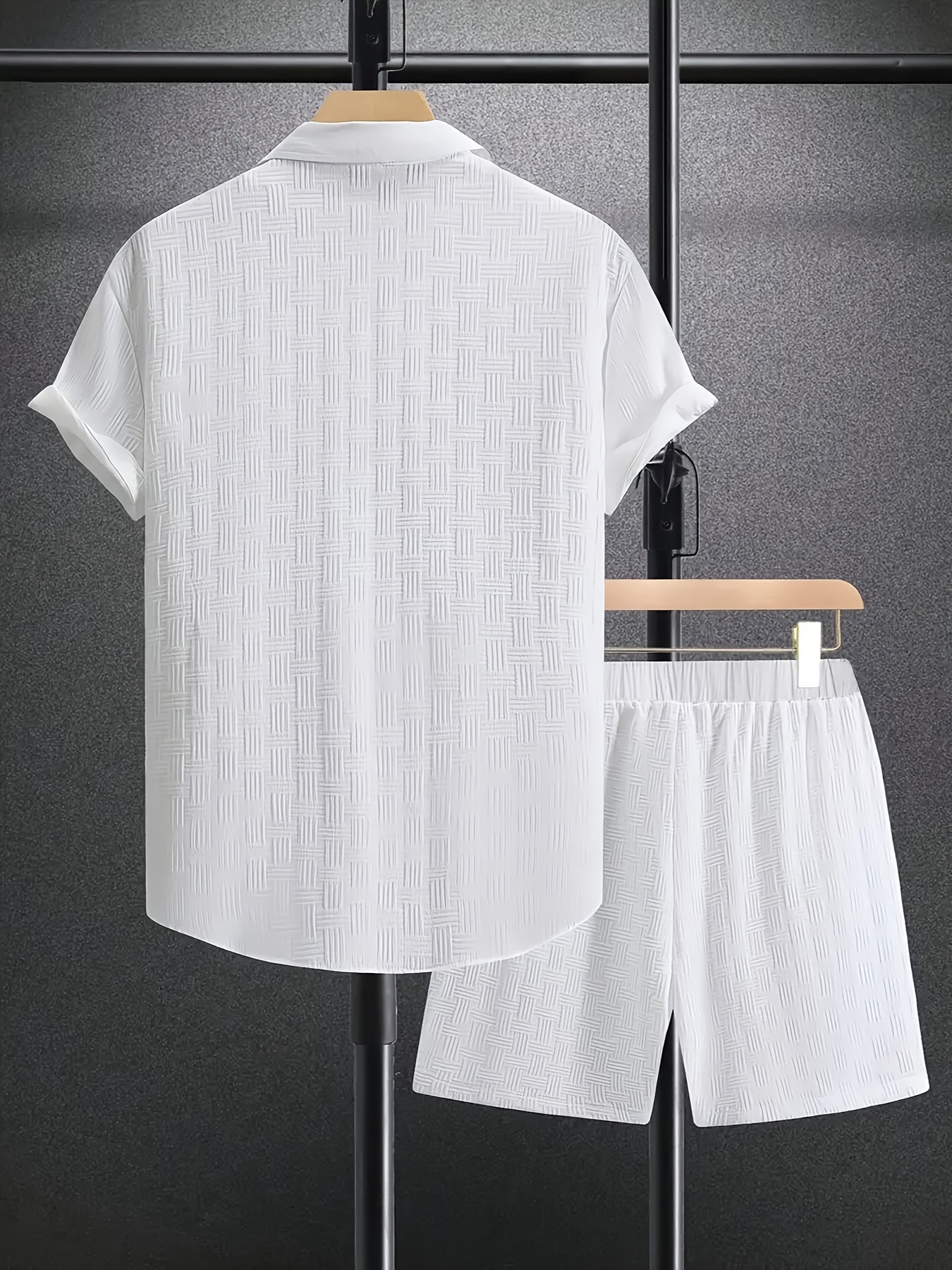 LAPEL SHIRT SET FOR MEN