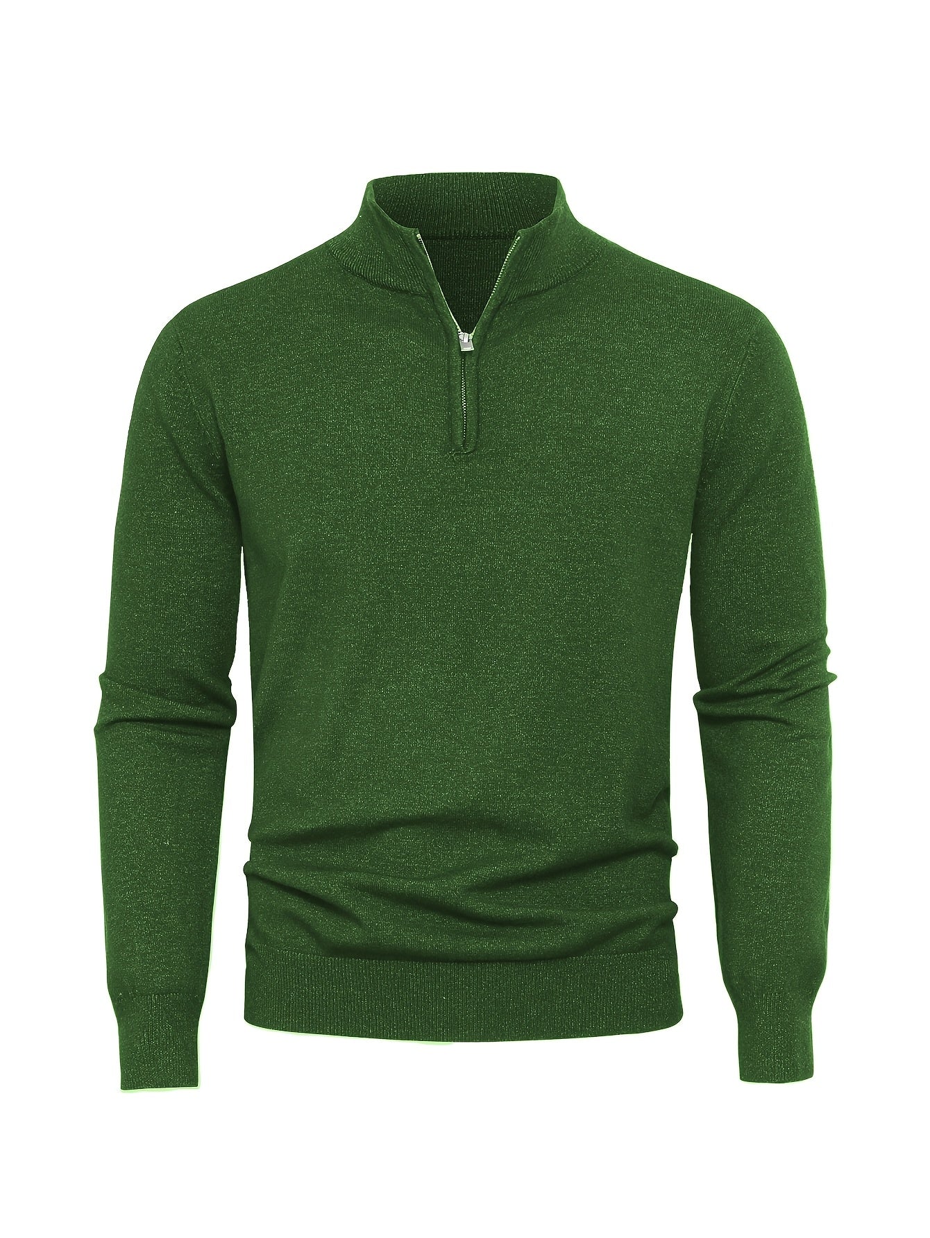 HIGH NECK ZIP SWEATER FOR MEN