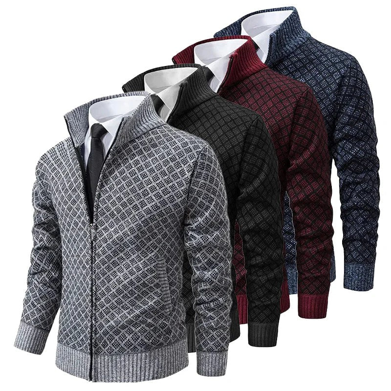 WAFFLE ZIP CARDIGAN FOR MEN - image 12