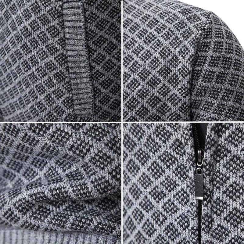 WAFFLE ZIP CARDIGAN FOR MEN - image 13
