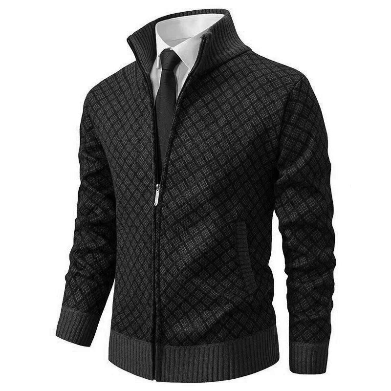 WAFFLE ZIP CARDIGAN FOR MEN - image 3