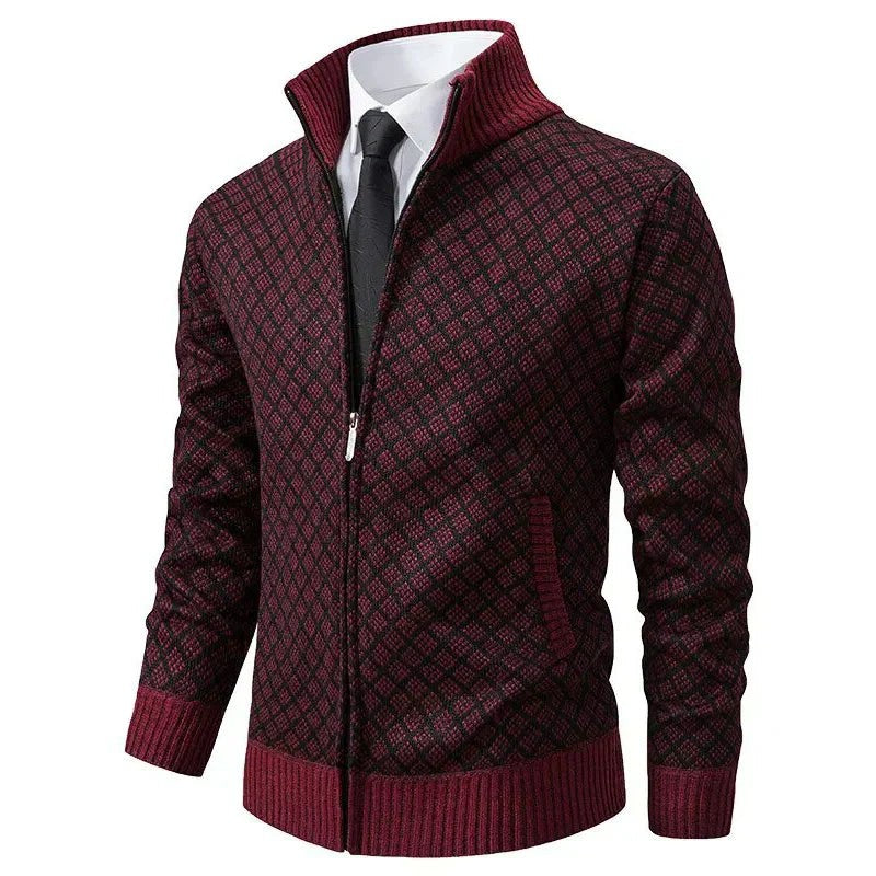 WAFFLE ZIP CARDIGAN FOR MEN - image 4