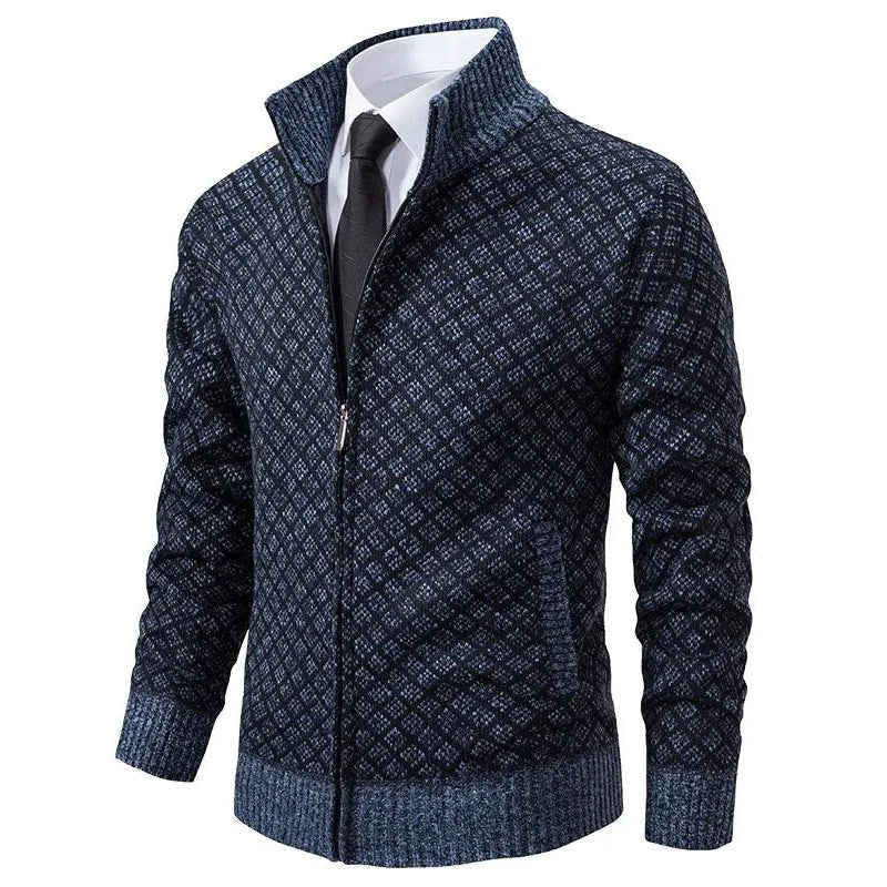 WAFFLE ZIP CARDIGAN FOR MEN - image 6