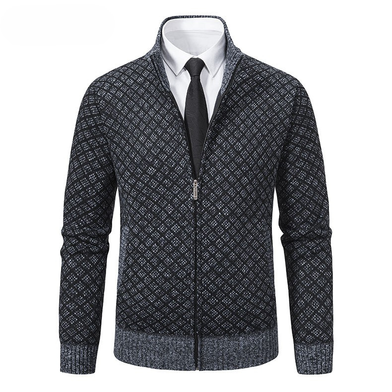 WAFFLE ZIP CARDIGAN FOR MEN - image 7