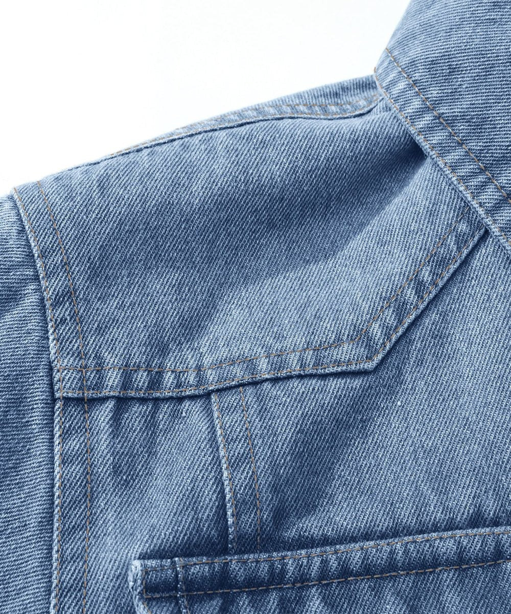 Noah | Men's Flannel-Lined Denim Trucker Jacket Button-Front Carhartt Style - image 24