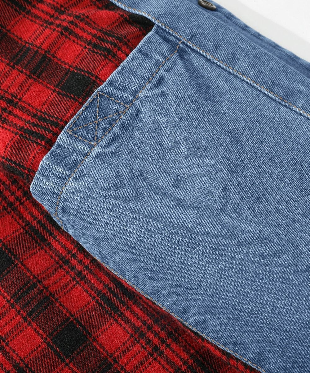 Noah | Men's Flannel-Lined Denim Trucker Jacket Button-Front Carhartt Style - image 25
