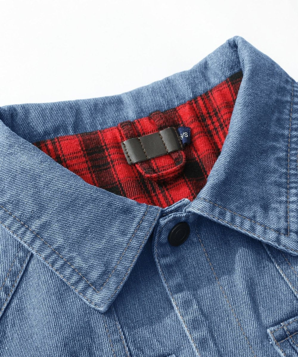 Noah | Men's Flannel-Lined Denim Trucker Jacket Button-Front Carhartt Style - image 26